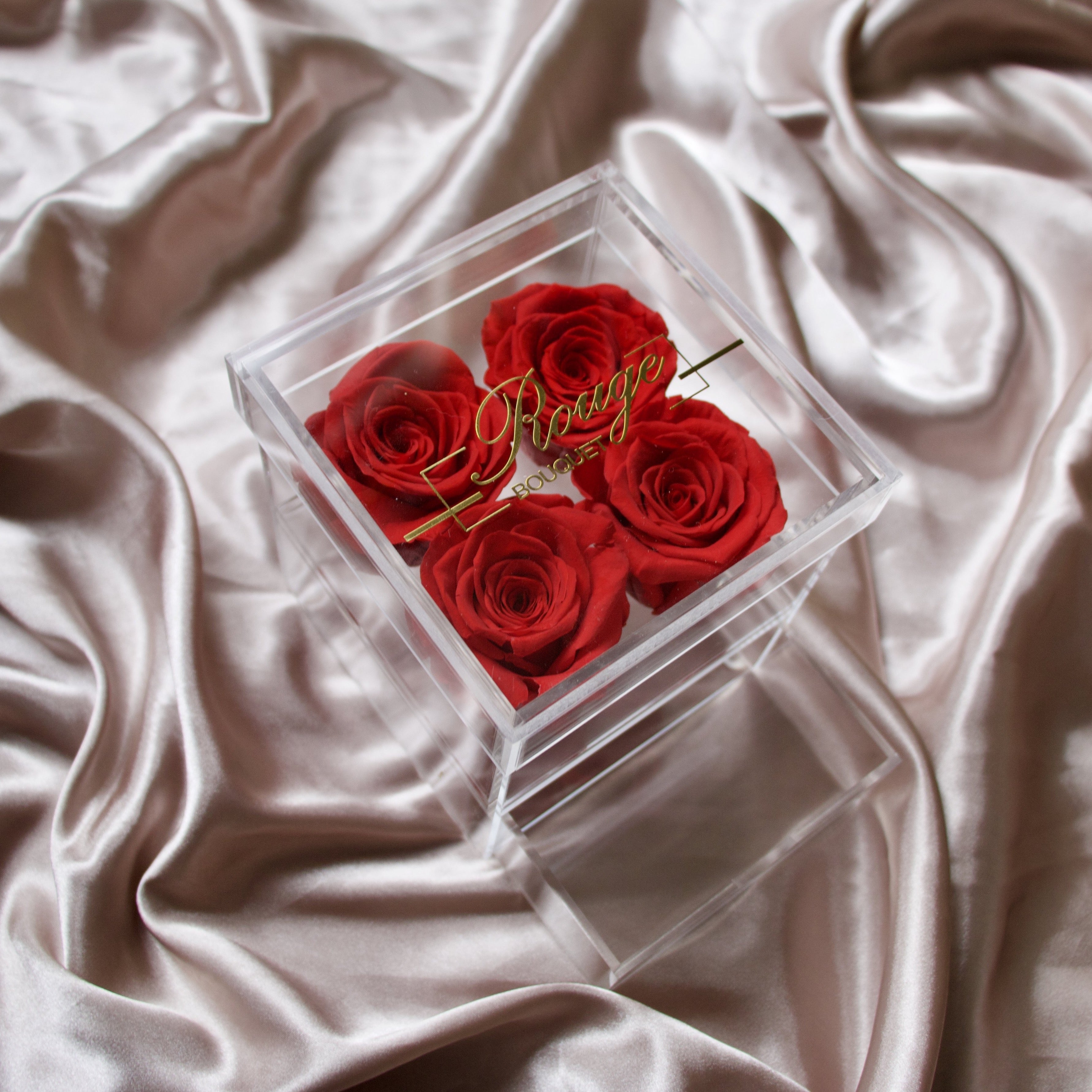 Rina Rose Small Acrylic with Drawer